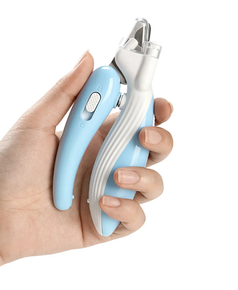 Electric Pet Nail Clippers with LED Light