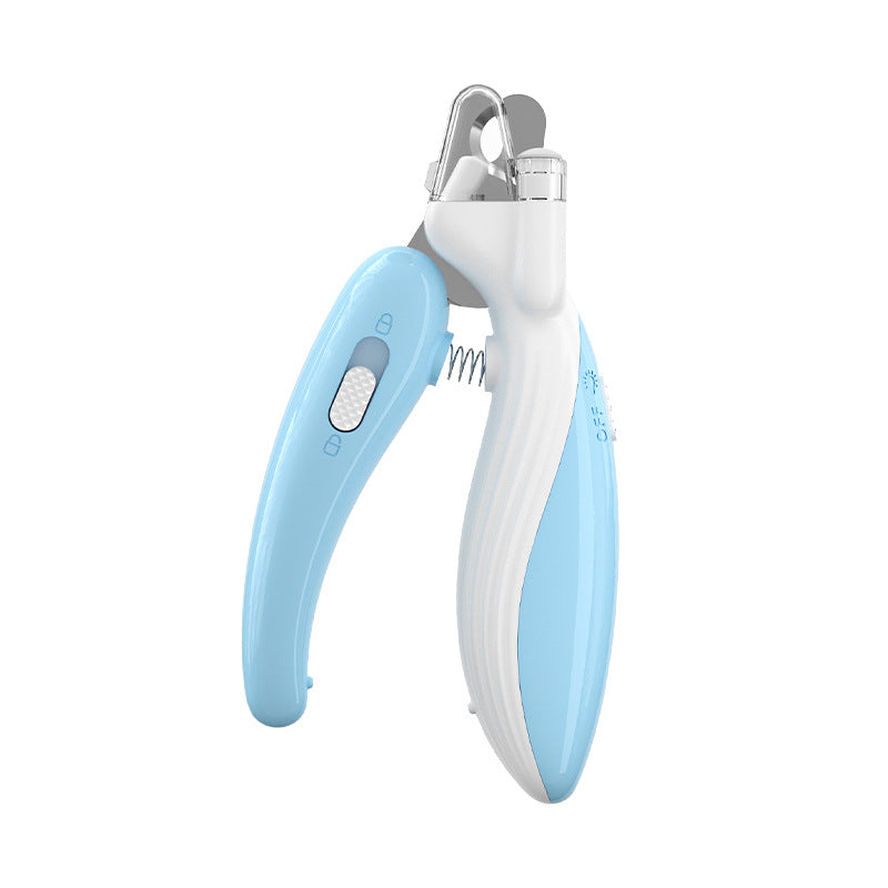 Electric Pet Nail Clippers with LED Light