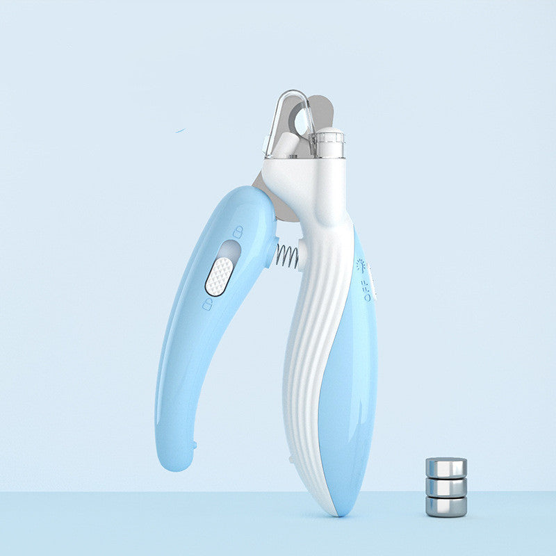 Electric Pet Nail Clippers with LED Light